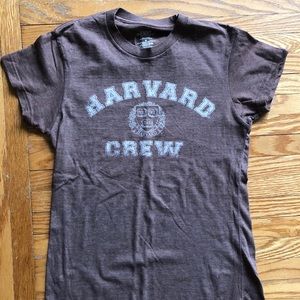 Harvard crew brown shirt